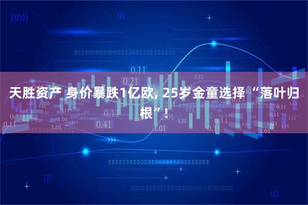 天胜资产 身价暴跌1亿欧, 25岁金童选择 “落叶归根”!