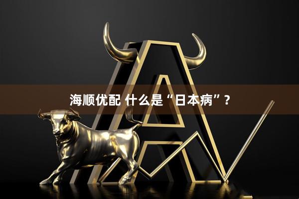 海顺优配 什么是“日本病”？