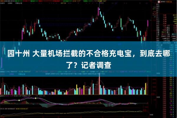 园十州 大量机场拦截的不合格充电宝，到底去哪了？记者调查